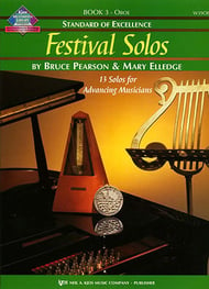 Festival Solos #3 Oboe Book with Online Audio Access cover